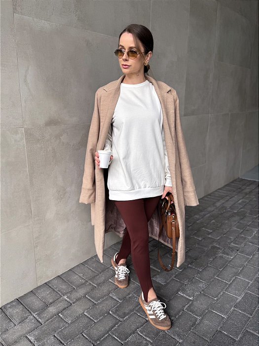 Legging Fusô Chocolate