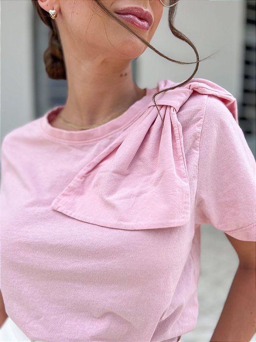 Tshirt Laço Martina Rosa
