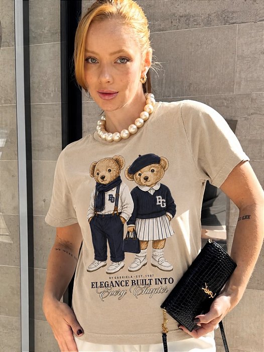 T-shirt Ursinho Café com Leite