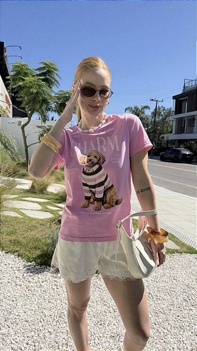 T-shirt Dog Charm