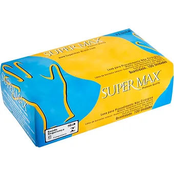 Luva para Procedimento Látex - SUPERMAX