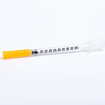 Seringa de Insulina 0,5ml Com Agulha Fixa 31g 0,25mm X 6mm C, pacote com 10 unid