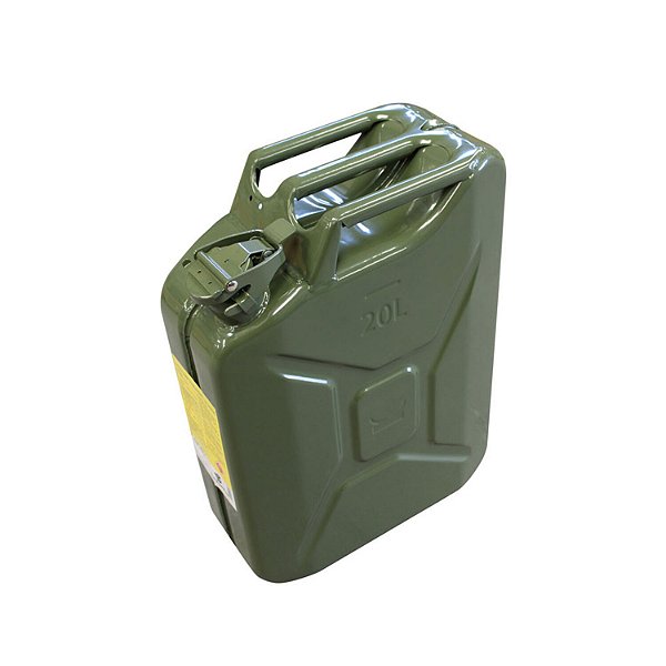 Galão Para Gasolina Militar Tanque Metálico 20 Litros Jeep 6614