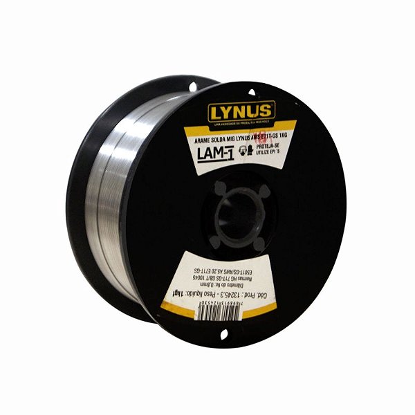 Arame Solda Mig 0,8 Mm 1kg Sem Gás Com Fluxo Lam-1 Lynus 00013245.3