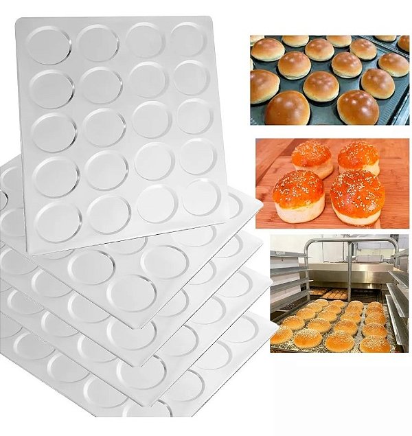 Forma Assadeira Grande 1 Unidade Alumínio 58x70 Hamburger 376