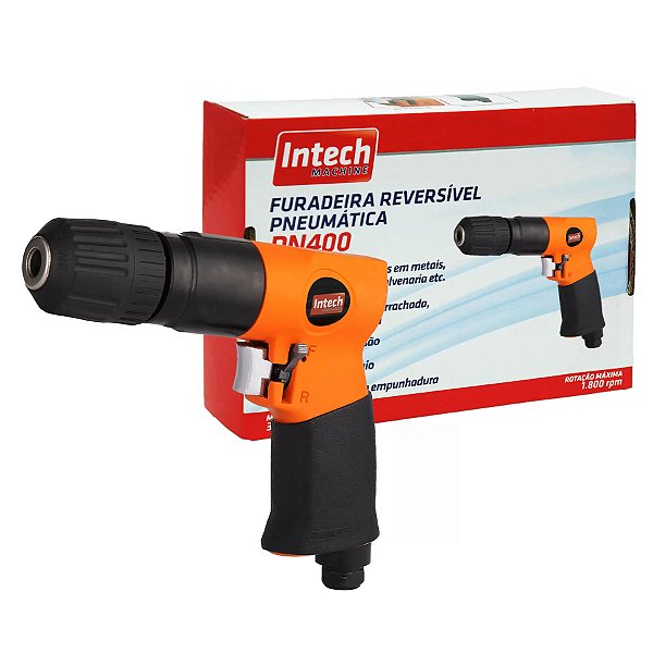 Furadeira Reversível Pneumática Pn400 Intech Machine C/nfe PN400