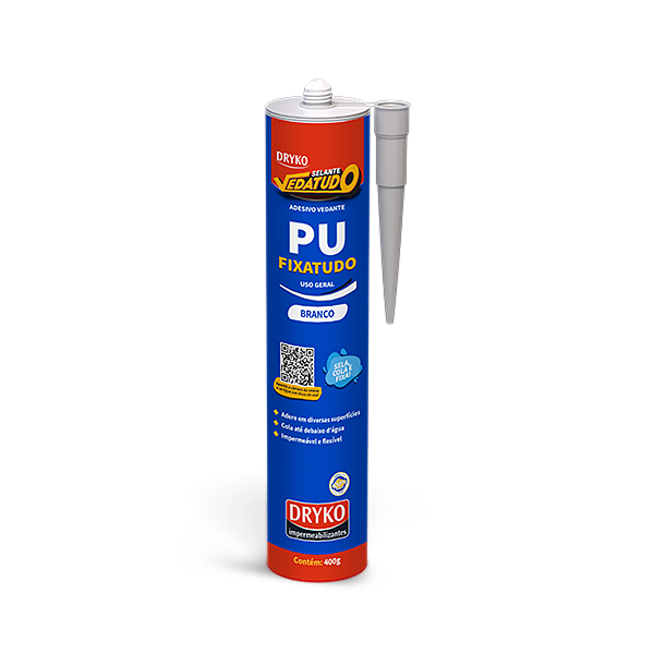 Adesivo Selante Pu Fixatudo Vedatudo Dryko Branco 400g C/nfe SELFIXATU DO