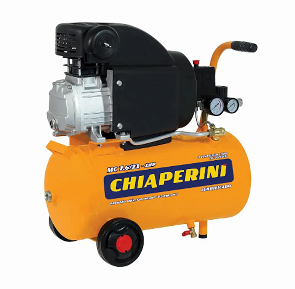 Compressor De Ar Elétrico Portátil Mc 7.6/21-2hp 220v C/nfe 22843