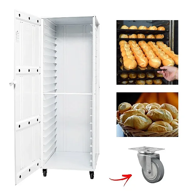 Estante Para Pão Francês Vazio 16 Assadeiras Imecas 6064