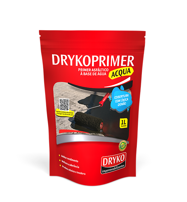 Primer Asfáltico Drykoprimer Acqua Pouch 1l Dryko C/nfe PRIKOLPOUCH