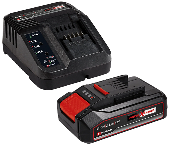 Kit Carregador Bateria 2,5ah Power Change Bivolt 18v Einhell 4512099