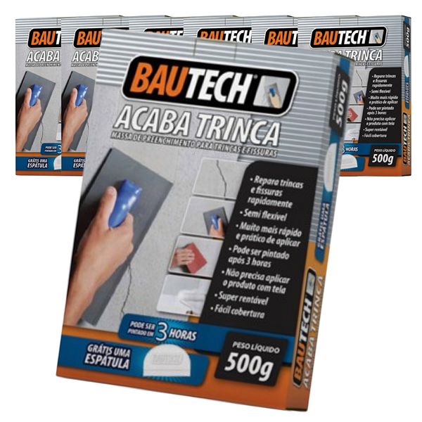 Massa Argamassa Acaba Trinca 500g - Bautech