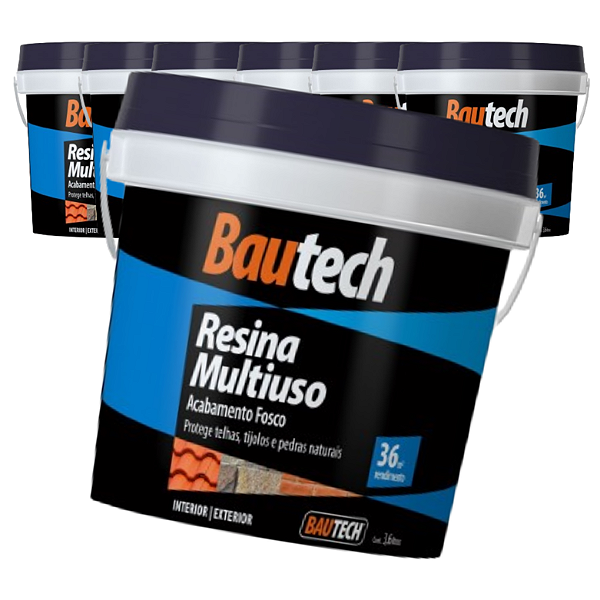 RESINA  Resina Acrílica Multiuso Fosca Incolor 3,6lts Bautech C/nfeFOSCA 3,6L - BAUTECH