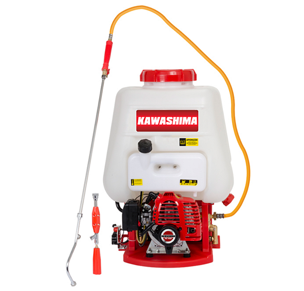 Pulverizador Costal Motorizado 25,6cc 25 Litros Kawashima 3300300