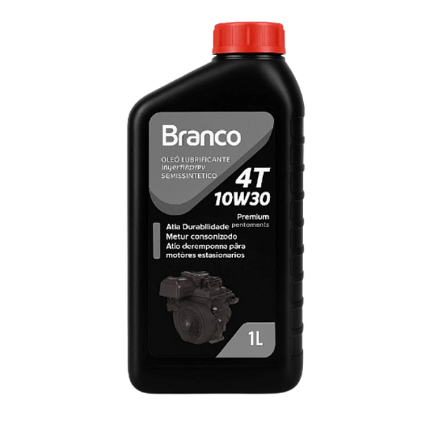 Óleo 10W30 1L para Motores a Gasolina 2 Cilindros 4T 28151030 - BRANCO MOTORES
