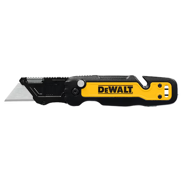 Estilete Dobrável Push & Flip com Trava e Armazenamento de Lâminas- DeWalt DWHT10992