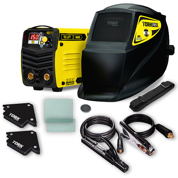 Máquina de Solda KAB150 220V com Máscara de Regulagem - Tork