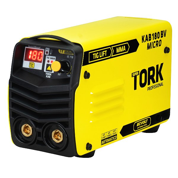Inversor de Solda MMA 180A Bivolt 127/220V Portátil e Eficiente- TORK
