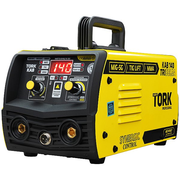 Inversor de Solda 140A MIG/MMA/TIG Bivolt Portátil - Tork