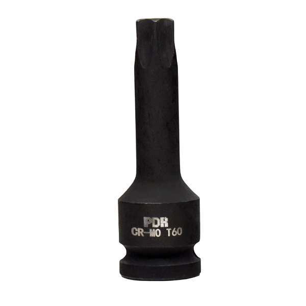 KIT SOQUETES TIPO TORX LONGO 1/2" ENCAIXE TORX T60 78MM- BERLINER - PDR