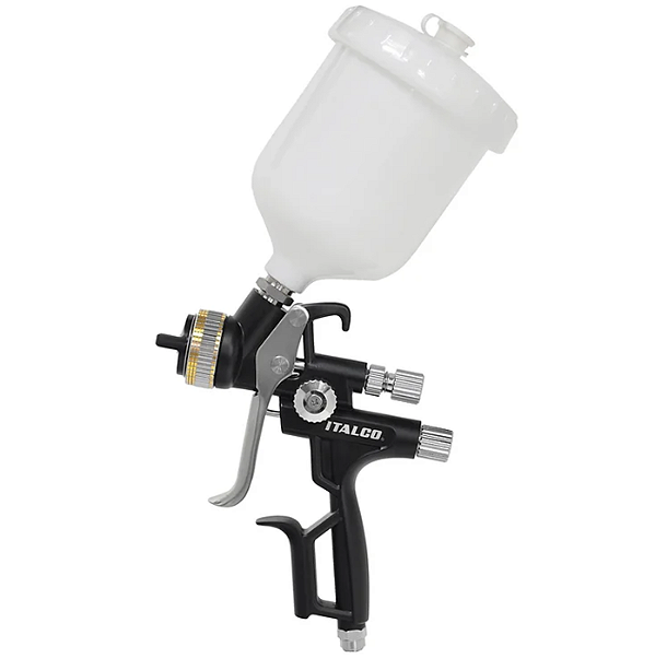 PISTOLA PARA PINTURA HVLP 1,4MM 600ML 29PSI  GLOSS X1 HVLP - BERLINER - ITALCO