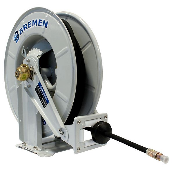 CARRETEL ABERTO PARA GRAXA 15M X 1/4" RETRAÇÃO AUTOMÁTICA COM 15M DE MANGUEIRA 60860 - BREMEN