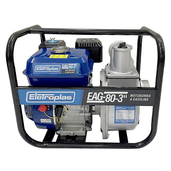 BOMBA AUTOESCORVANTE À GASOLINA EAG-80-3 7Hp 44969.0 GMEG - ELETROPLAS