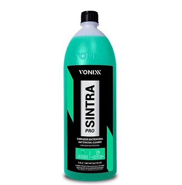 LIMPADOR BACTERICIDA SINTRA PRO LIMPEZA INTERNA DE VEÍCULOS PH ALCALINO 1,5L 2011066 - VONIXX