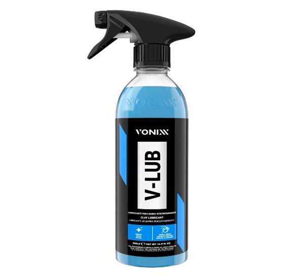 LUBRIFICANTE PARA BARRA DESCONTAMINANTE V-LUB 500ML DESCONTAMINA, REDUZ ATRITO E PROMOVE BRILHO 2011014 - VONIXX