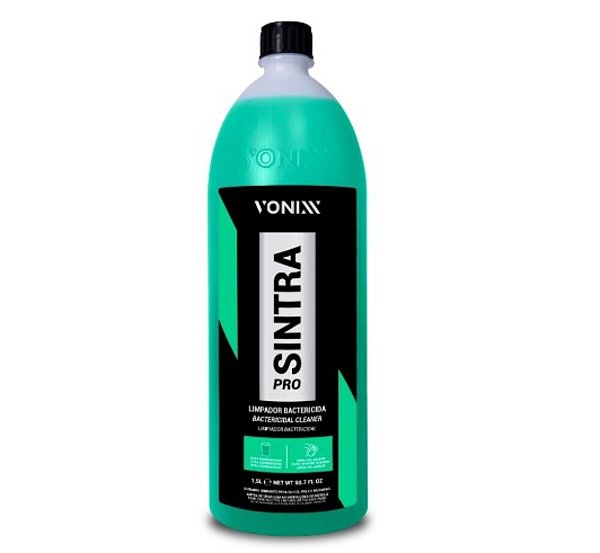 LIMPADOR BACTERICIDA SINTRA PRO 3L LIMPEZA INTERNA DE VEÍCULOS PH ALCALINO 2011045 - VONIXX