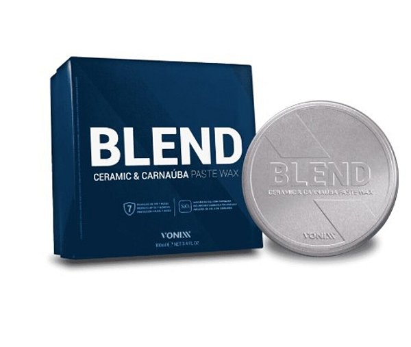 CERA EM PASTA COM SIO2 e CARNAÚBA BLEND PASTE WAX 100ML COM PROTEÇÃO DURADOURA 2026001 - VONIXX