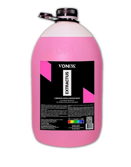 LIMPADOR ULTRA CONCENTRADO DE ALTA PERFORMANCE E BAIXA ESPUMAÇÃO EXTRACTUS 5L 2012049 - VONIXX