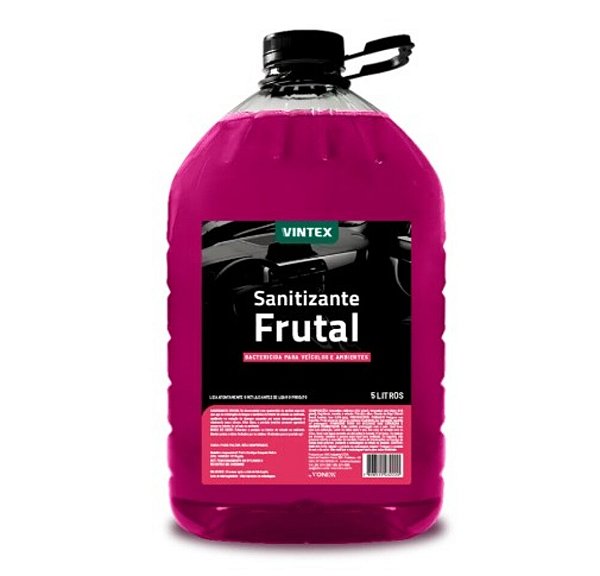 BACTERICIDA PARA VEÍCULOS E AMBIENTES SANITIZANTE FRUTAL 5L AROMATIZA E DESINFETA 2008021 - VONIXX