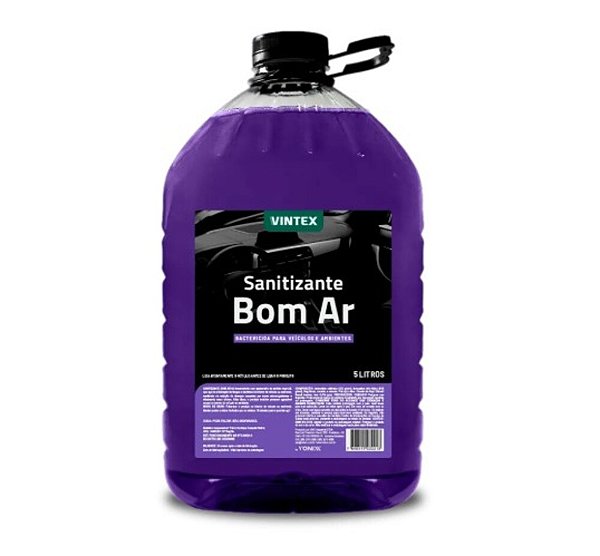 BACTERICIDA PARA VEÍCULOS E AMBIENTES SANITIZANTE BOM AR 5L PROTEÇÃO E HIGIENIZAÇÃO PROFISSIONAL 2008012 - VONIXX