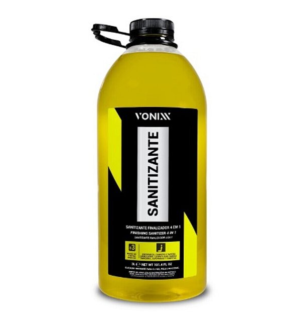 SANITIZANTE FINALIZADOR 3L PROFISSIONAL PROTEÇÃO 4 EM 1 PARA ESTOFADOS, CARPETES E TAPETES 2011052 - VONIXX