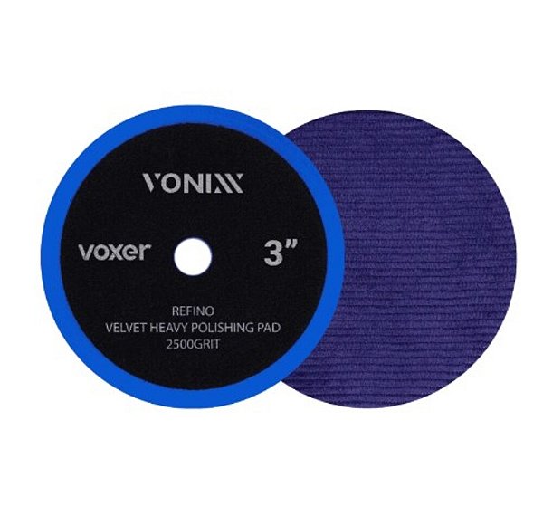BOINA VELUDO VOXER AZUL REFINO 5 POLEGADAS, POLIMENTO PROFISSIONAL SEM ESFORÇO 2050108 - VONIXX