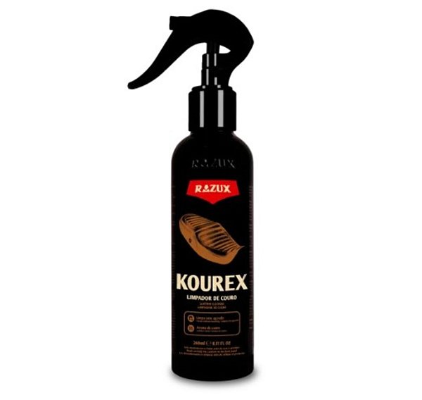 LIMPADOR DE COURO PROFISSIONAL KOUREX 240ML LIMPEZA EFICIENTE SEM AGREDIR O COURO 2050009 - VONIXX