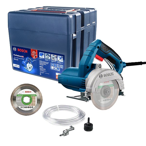 SERRA DE MÁRMORE PROFISSIONAL GDC 151 127V COM MALETA E 1 DISCO DE CORTE INCLUSO 06015487D2-000 - BOSCH