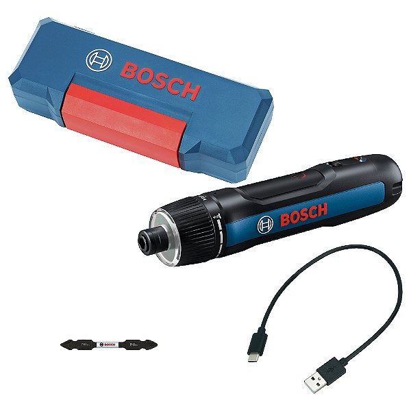 PARAFUSADEIRA A BATERIA 3,6V BOSCH GO 3+MAL+ 1AC TRAVAMENTO DE BITS UNIVERSAL 06019H22E0-000 - BOSCH
