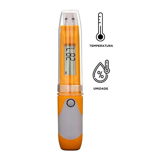 DATALOGGER DE TEMPERATURA E UMIDADE RC-51H RELATÓRIO PDF AUTOMÁTICO E DESIGN TIPO CANETA (-30 A 70ºC) 4014 - ELITECH