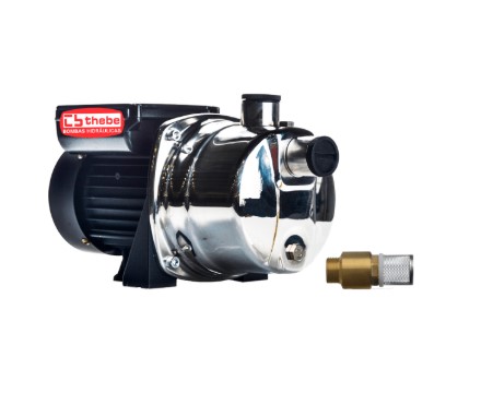 BOMBA DE ÁGUA AUTOASPIRANTE TJET-60 1/2 CV 127/220V DESENHO COMPACTO E ALTO DESEMPENHO PARA ÁGUA 117.01.056024 - THEBE