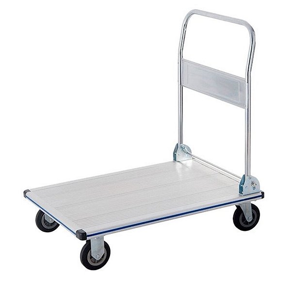 CARRINHO DE PLATAFORMA PROFISSIONAL ALUMÍNIO 300KG LEVE, RESISTENTE E DOBRÁVEL R030010 BOVENAU - RIOSUL TOOLS