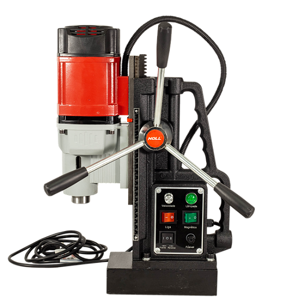 FURADEIRA BASE MAGNÉTICA FBM-50N 1900W 220V ATÉ 50MM COM MALA E ACESSÓRIOS PROFISSIONAL 524,0001 - NOLL - AMATOOLS