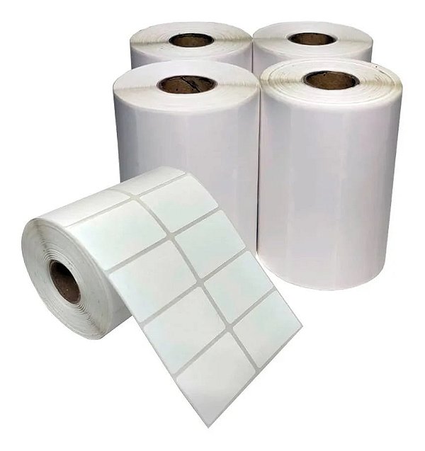 Etiqueta Adesiva Térmica Full 40x25 mm 2 Colunas Etiquetas