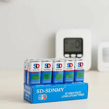 1 caixa de 10 Unidades De Bateria 9v Pilha 6f22m SD