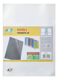 Kit Pasta L transparente ACP - Com 10 unidades