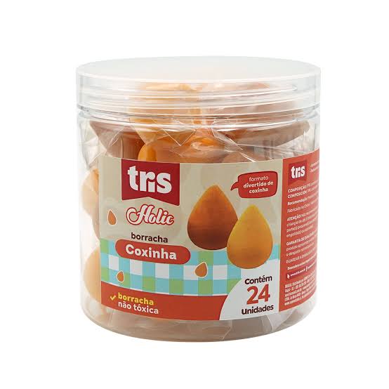 BORRACHA Coxinha Holic Lanchinhos Tris