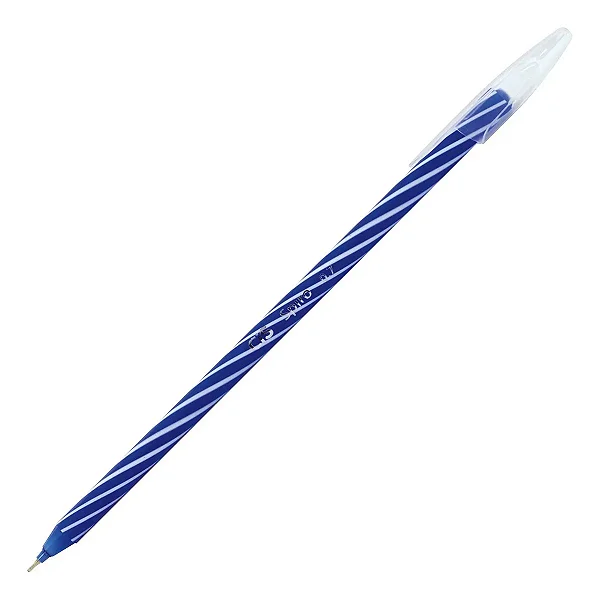 Caneta Esferográfica 0.7mm Spiro Azul - Cis