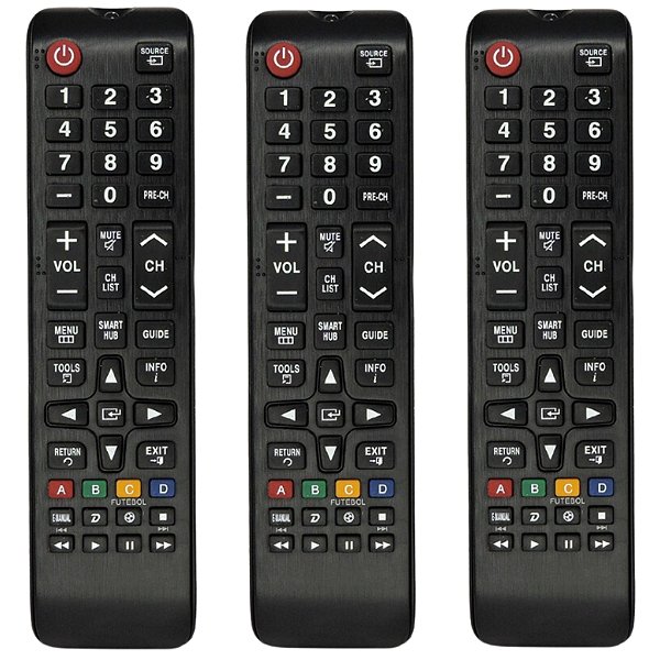 Controle Remoto Samsung Smart Hub Futebol - 8008
