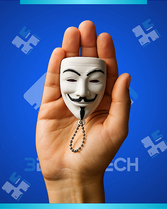 Chaveiro Mascara  Anonymous